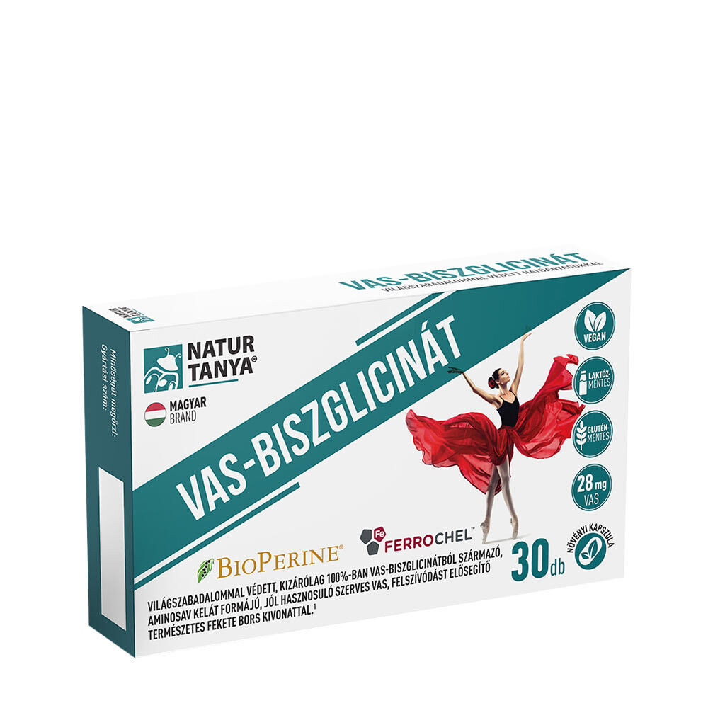 Natur Tanya Bisglicinat de fier (30 de capsule) - Viking Supplements