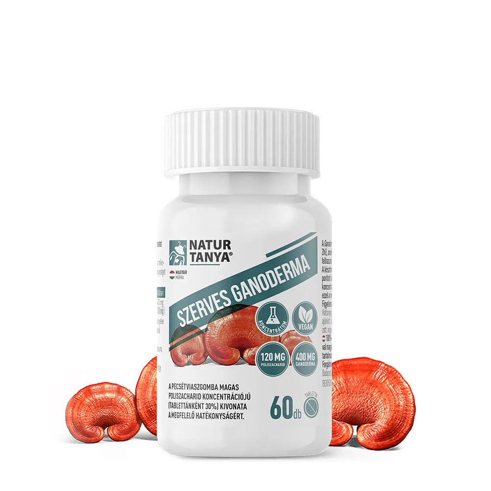 Natur Tanya Organic Ganoderma (60 Tablets) - imagine 2