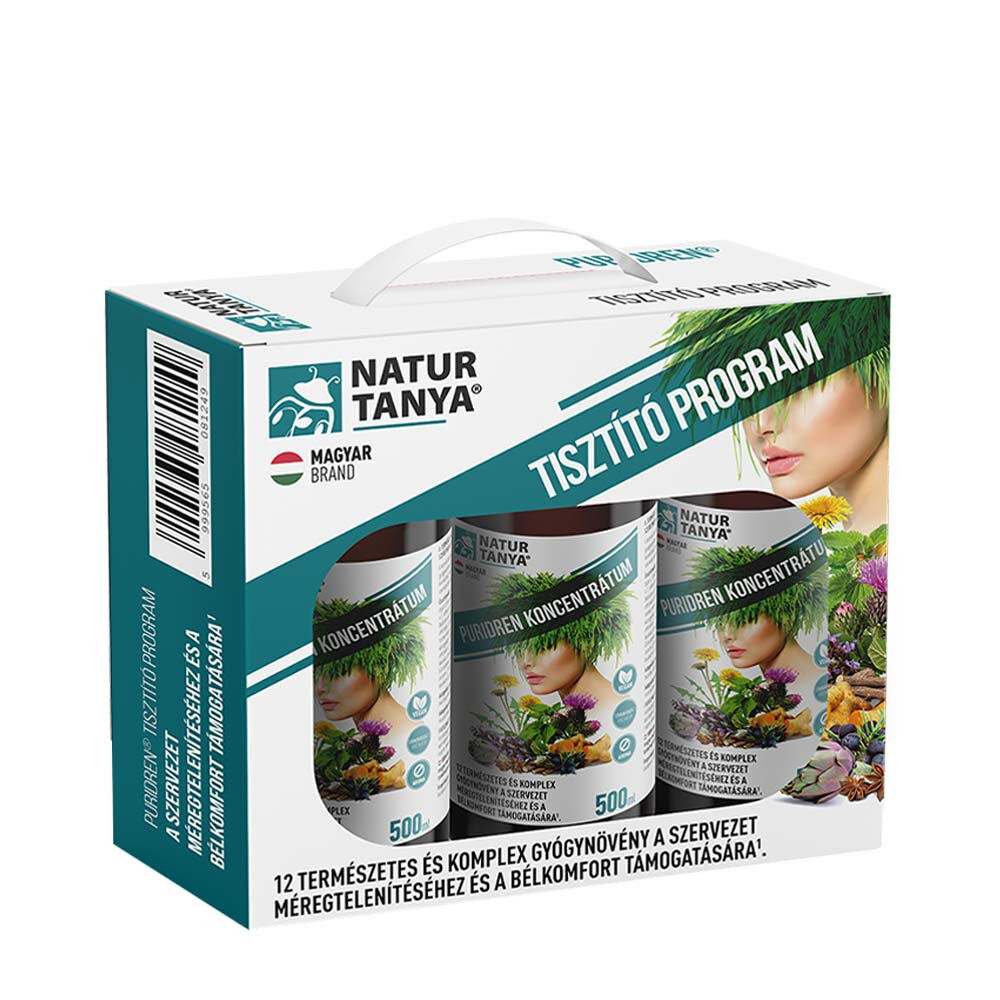 Natur Tanya Puridren – Program de detoxifiere de 60 de zile (3 x 500 ml) – Viking Supplements