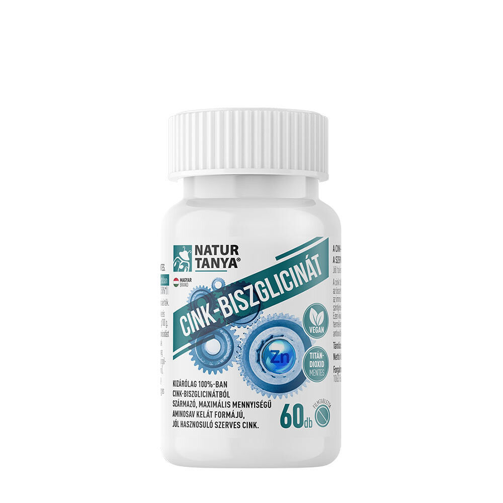 Natur Tanya Bisglicinat de zinc (60 de comprimate) - Viking Supplements