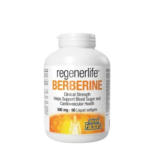 Natural Factors Berberină LipoMicel Matrix – 500 mg berberină (90 capsule moi) – Viking Supplements