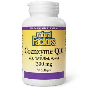 Natural Factors Coenzima Q10 200 mg, 30 capsule moi - Viking Supplements