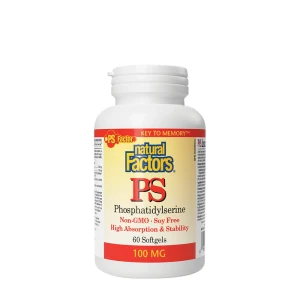Natural Factors PS FOSFATIDILSERINĂ 100 MG (60 capsule moi) - Viking Supplements