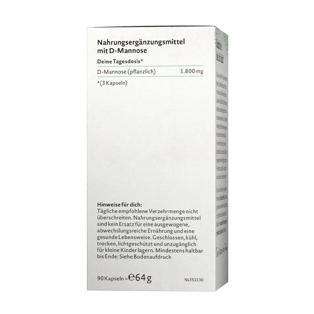 Nature Love D-Mannose (90 Capsules) - imagine 2