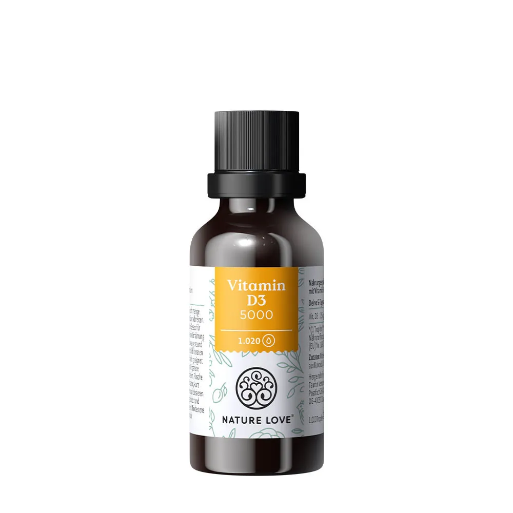 Nature Love Vitamin D3 5000 IU (30 ml) - Nuvalia
