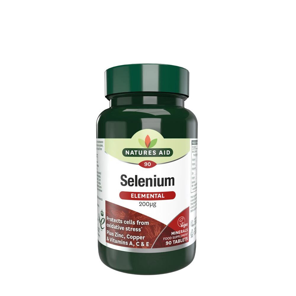 Natures Aid Selenium 200 mcg (90 Tablets) - Viking Supplements