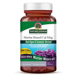 Nature's Answer Cal-Mag pe bază de ingrediente marine, 120 de capsule - Viking Supplements
