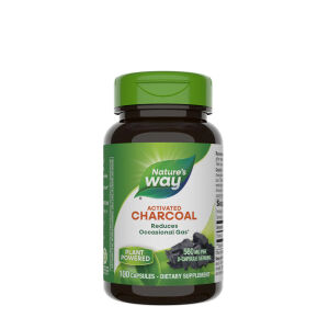Natures Way Activated Charcoal (100 Capsules) - Viking Supplements