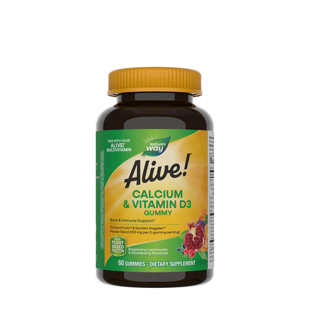 Natures Way Alive!® Calcium + D3-gummibonbons (60 stk.) billede