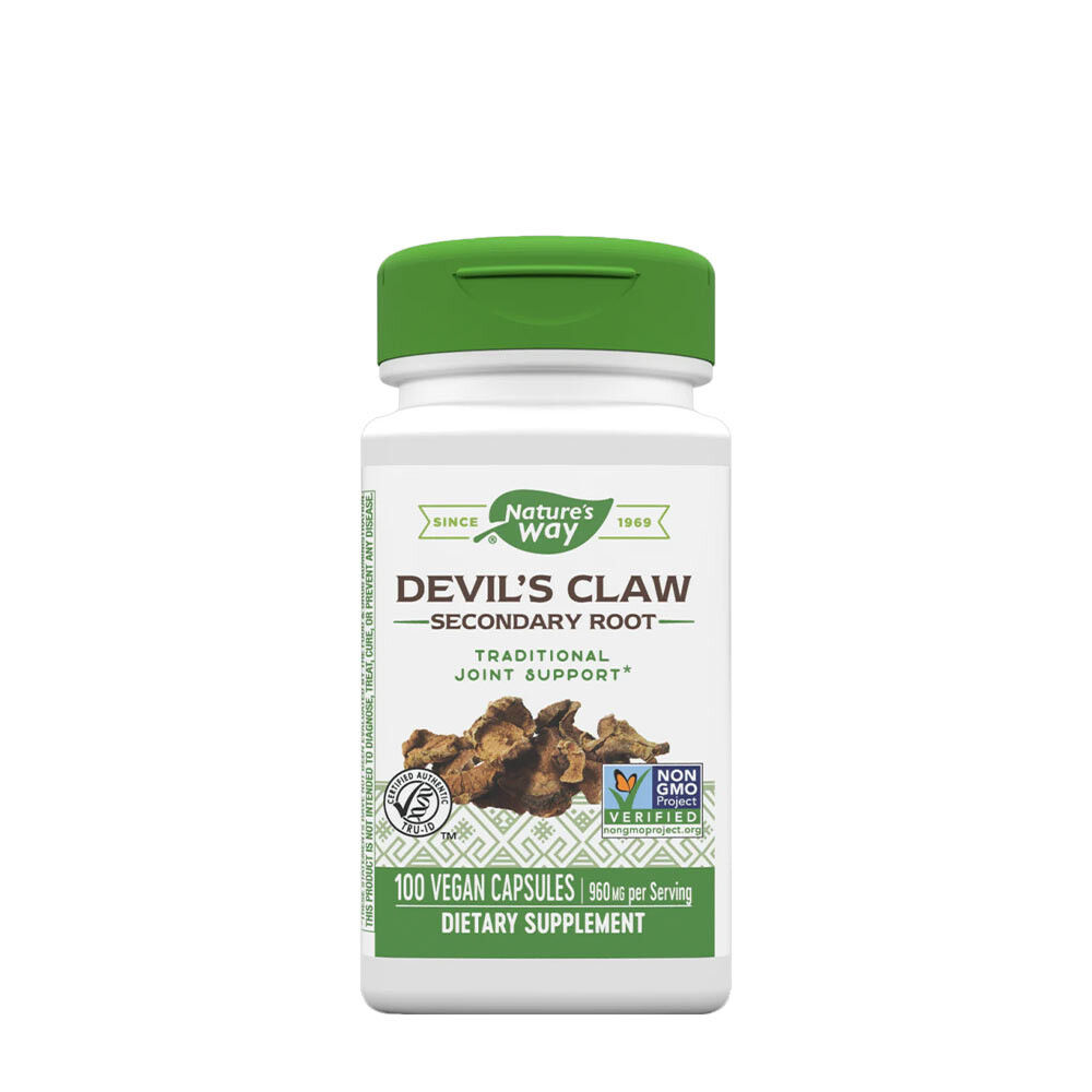 Natures Way Devil’s Claw Secondary Root (100 Capsules) billede