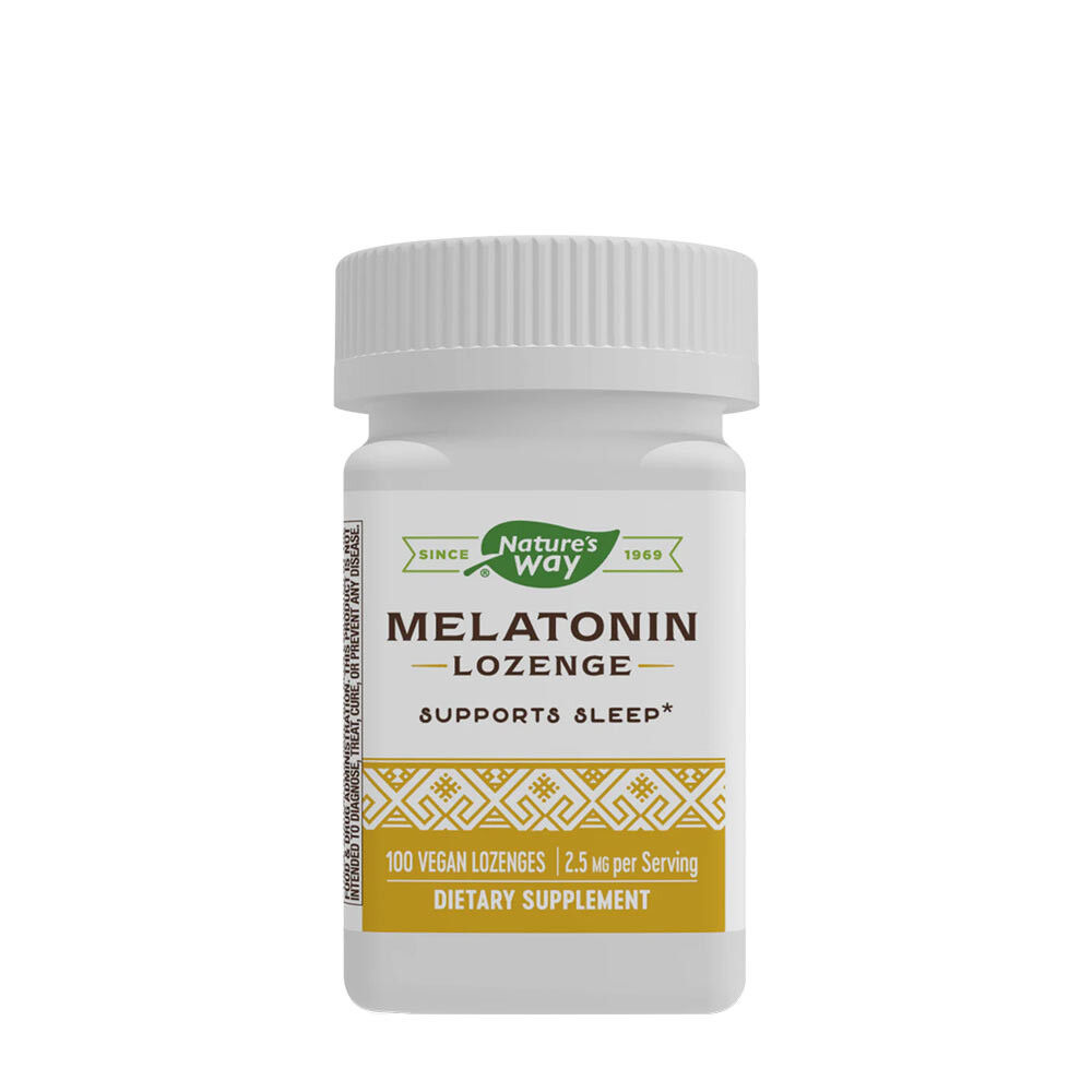 Natures Way Melatonin Lozenge (100 Lozenges) - Viking Supplements