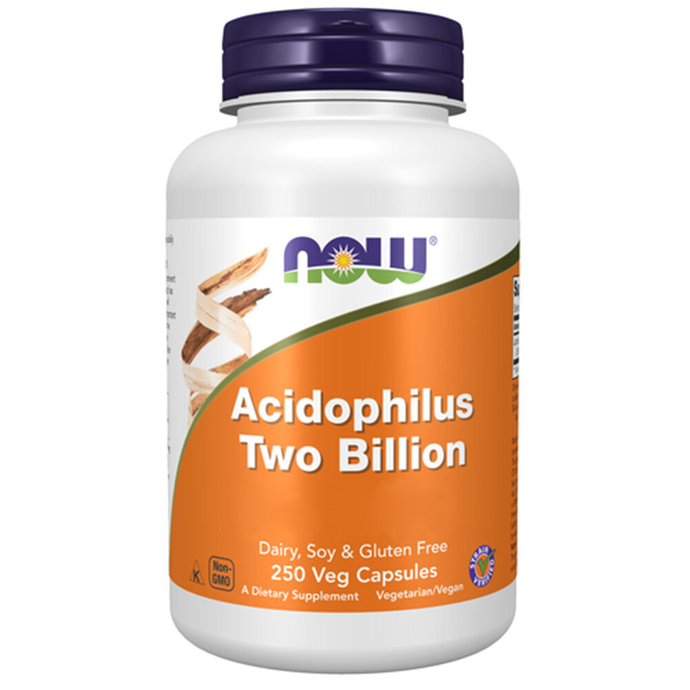 Now Foods Acidophilus Two Billion, 250 de capsule vegetale - Viking Supplements
