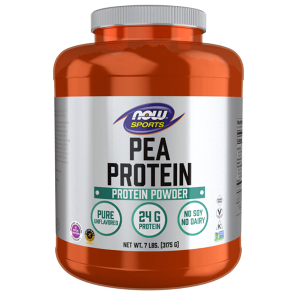 NOW Foods - Pea Protein uden smag 3175g
