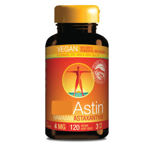Nutrex Vegan Astin Astaxantină hawaiană 4 mg, 120 capsule moi vegetale - Viking Supplements