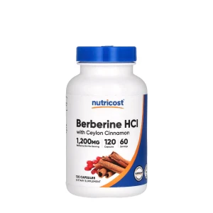 Nutricost Berberină HCl cu scorțișoară de Ceylon (120 capsule) - Viking Supplements