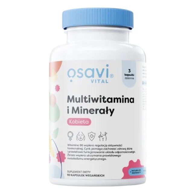 Osavi - Multivitaminer og Mineraler til Kvinder 90 kapsler
