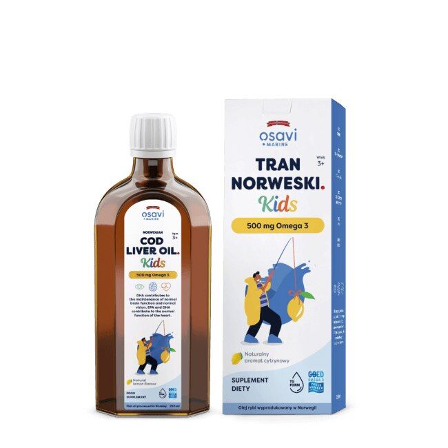 Ulei de ficat de cod norvegian OSAVI pentru copii