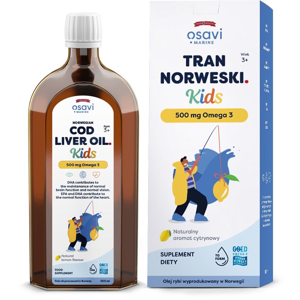 Ulei de ficat de cod norvegian OSAVI pentru copii