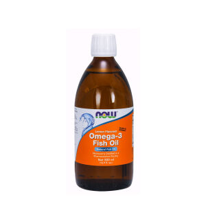 Ulei de pește cu omega-3, sub formă lichidă