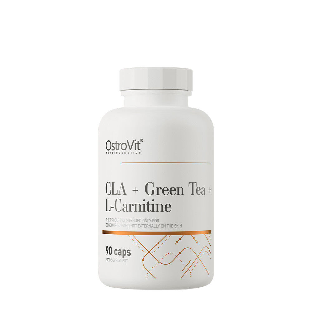 OstroVit - CLA + Grøn Te + L-Carnitin 90 kapsler