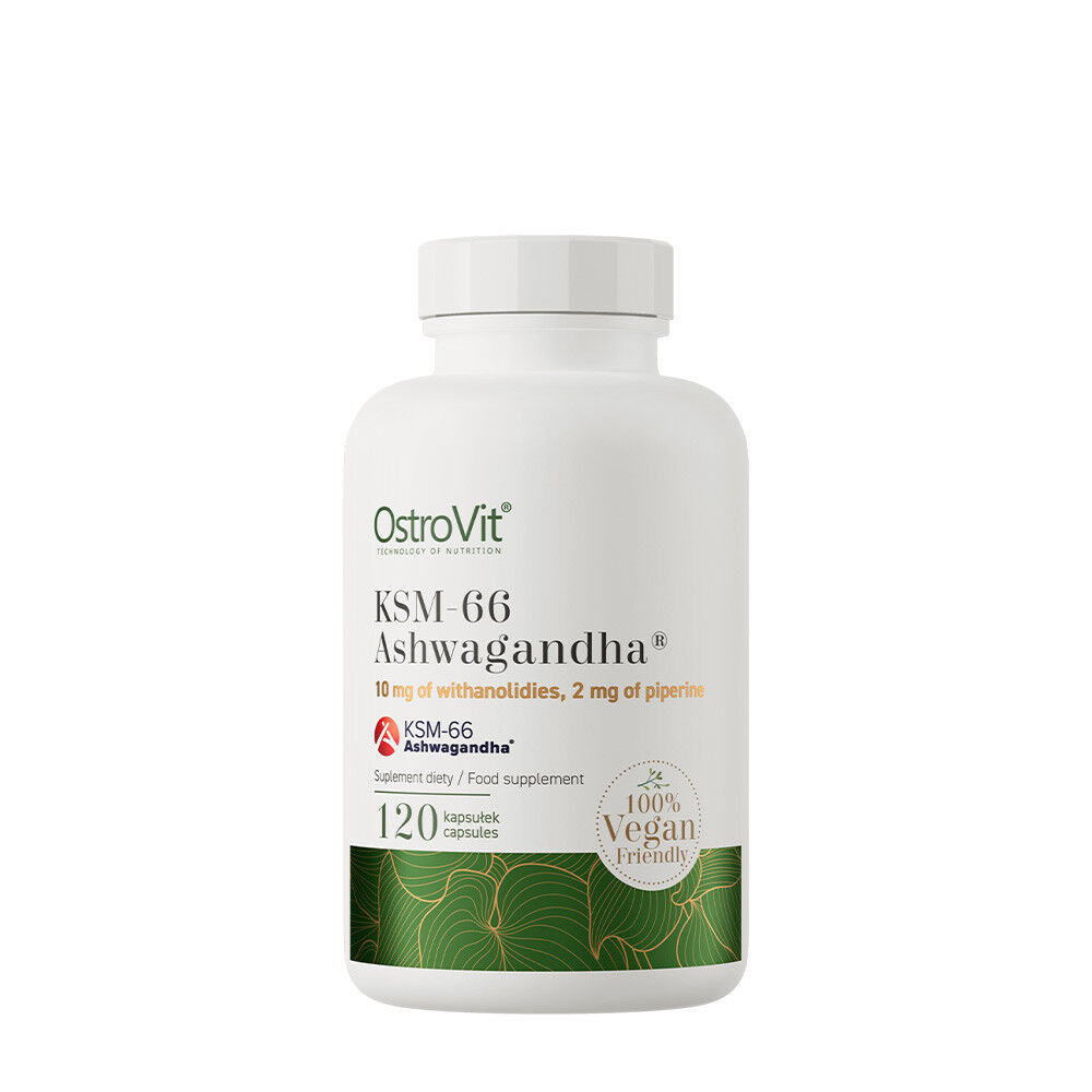 Ostrovit KSM-66 Ashwagandha® Vege (120 kapsler)