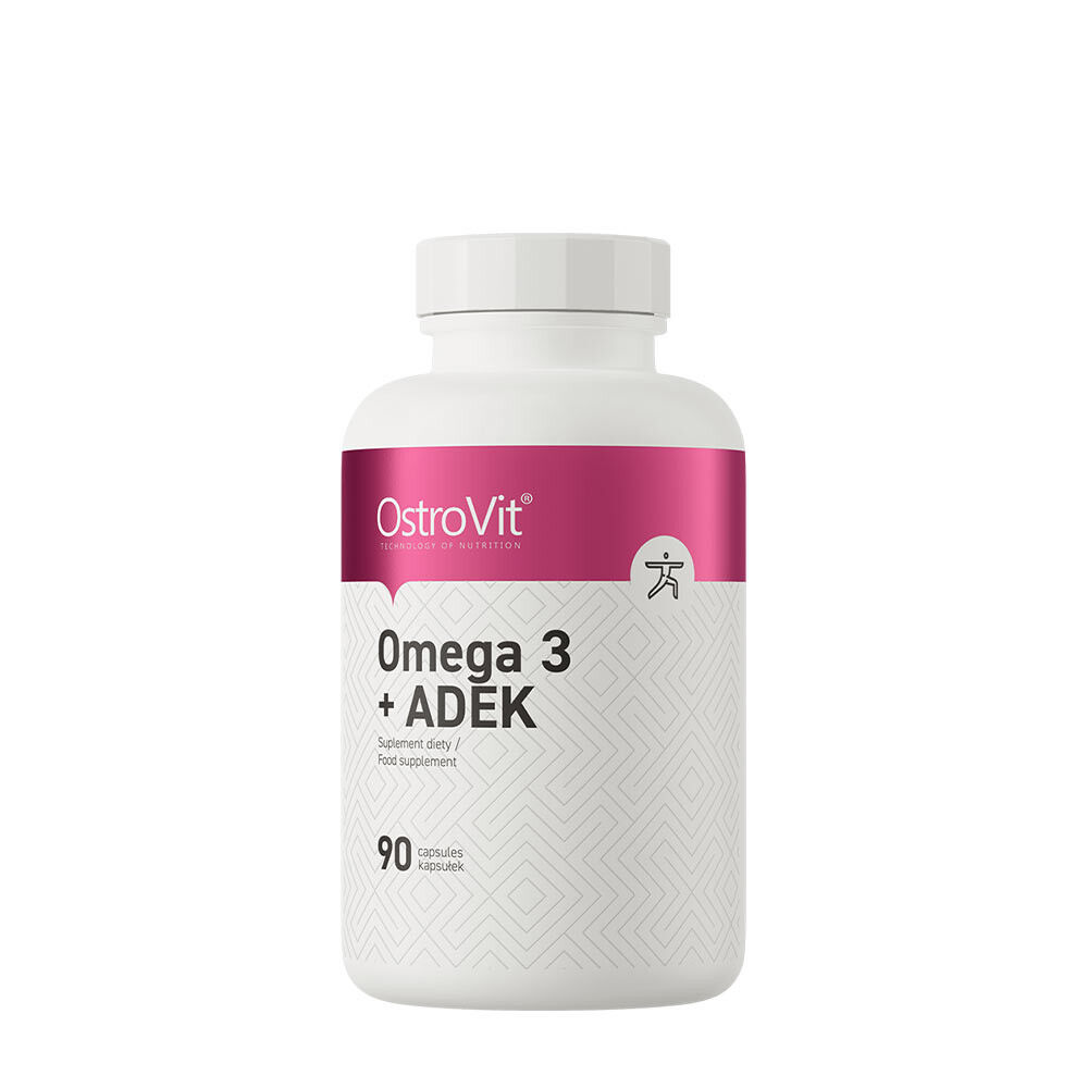 Ostrovit - Omega 3 + ADEK 90 kapsler