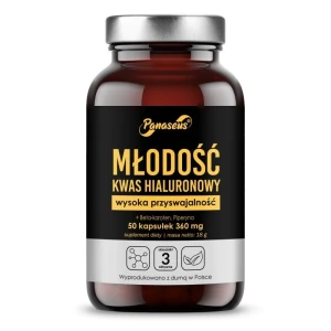 PANASEUS Acid hialuronic pentru tineri (50 capsule) - Viking Supplements