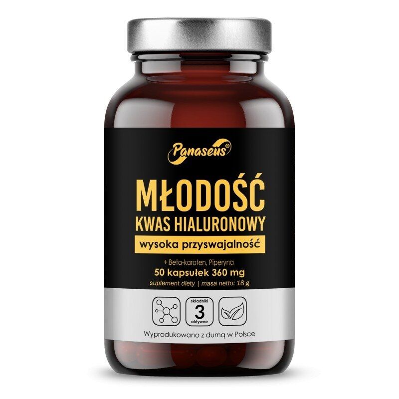 Panaseus - Youth Hyaluronic Acid 50 kapsler