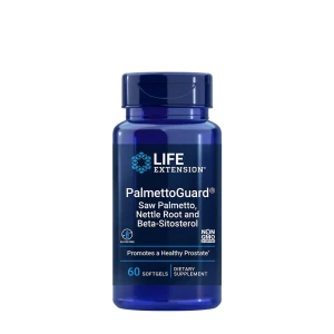 PalmettoGuard Saw Palmetto/Rădăcină de urzică cu beta-sitosterol - 60 de capsule moi - Viking Supplements