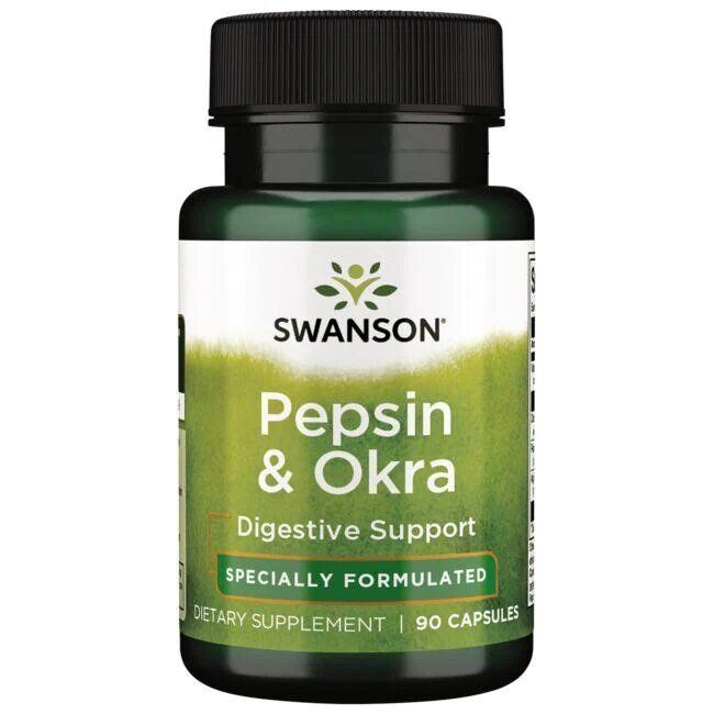 Pepsină și okra – 90 de capsule – Viking Supplements