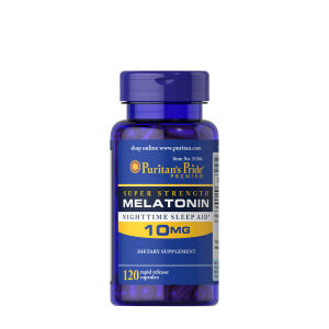 Puritan's Pride Melatonin 10 mg (120 Capsules) - Viking Supplements
