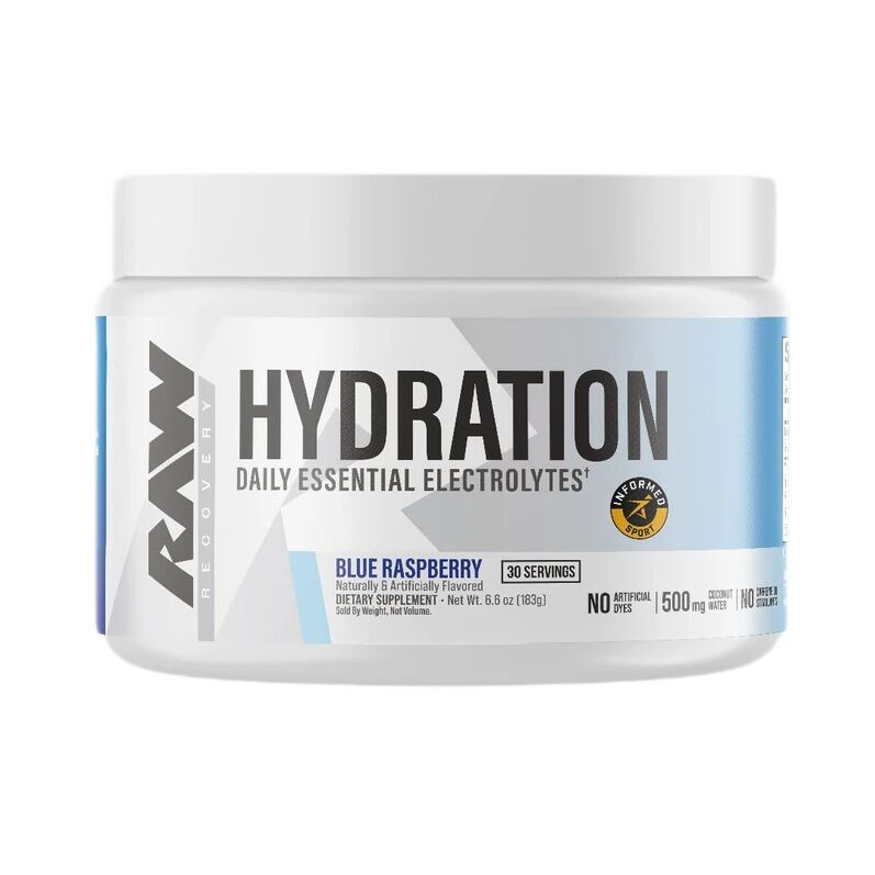 Raw Nutrition Hydration, Blå hindbær 183 g