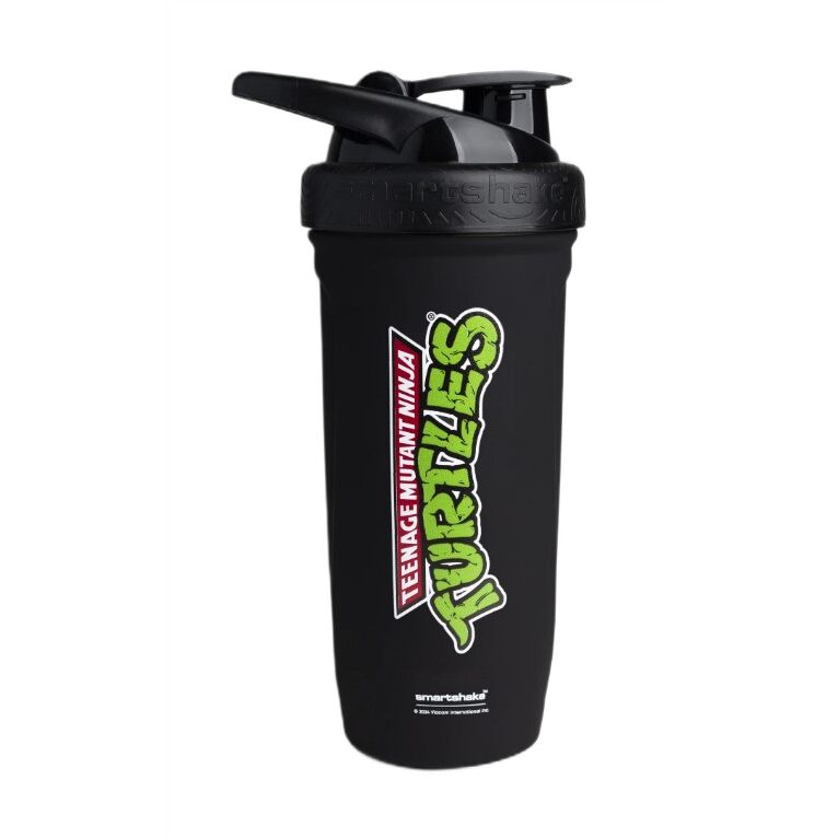 SmartShake - Reforge rustfrit stål TMNT, klassisk sort logo + 900 ml
