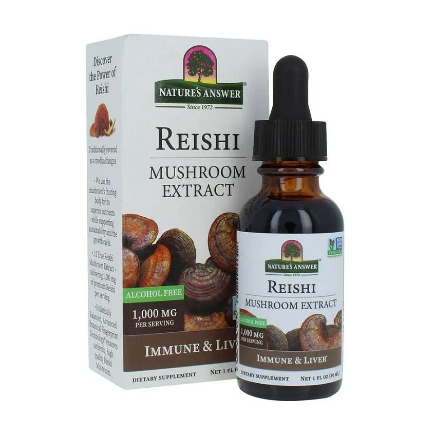 Nature's Answer - Reishi Mushroom Extract, 1000mg - 30 ml.