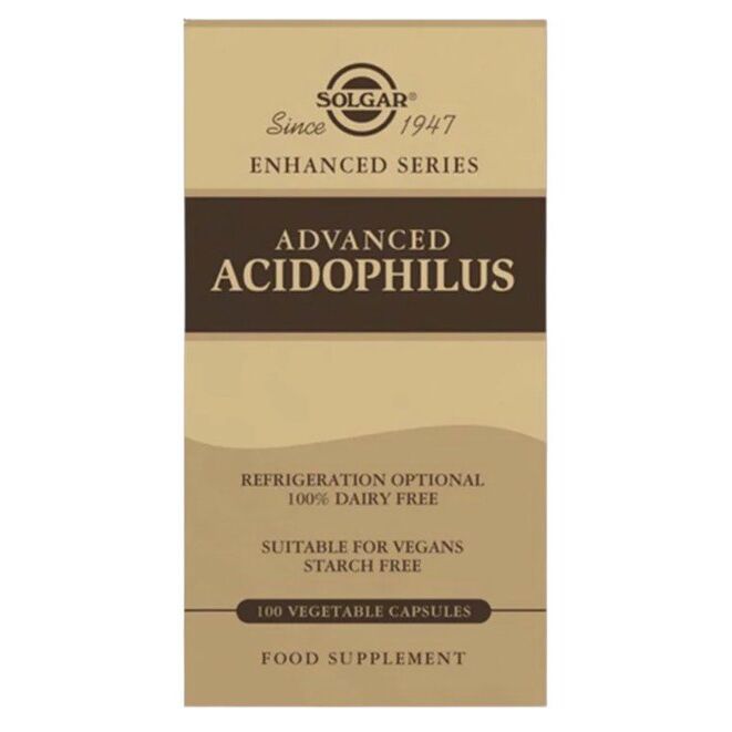 SOLGAR Advanced Acidophilus (100 capsule) - Viking Supplements