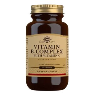 SOLGAR B-Complex with Vitamin C (250 tabs) - Nuvalia