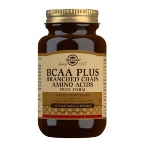 SOLGAR BCAA Plus Free Form (50 capsule) - Viking Supplements