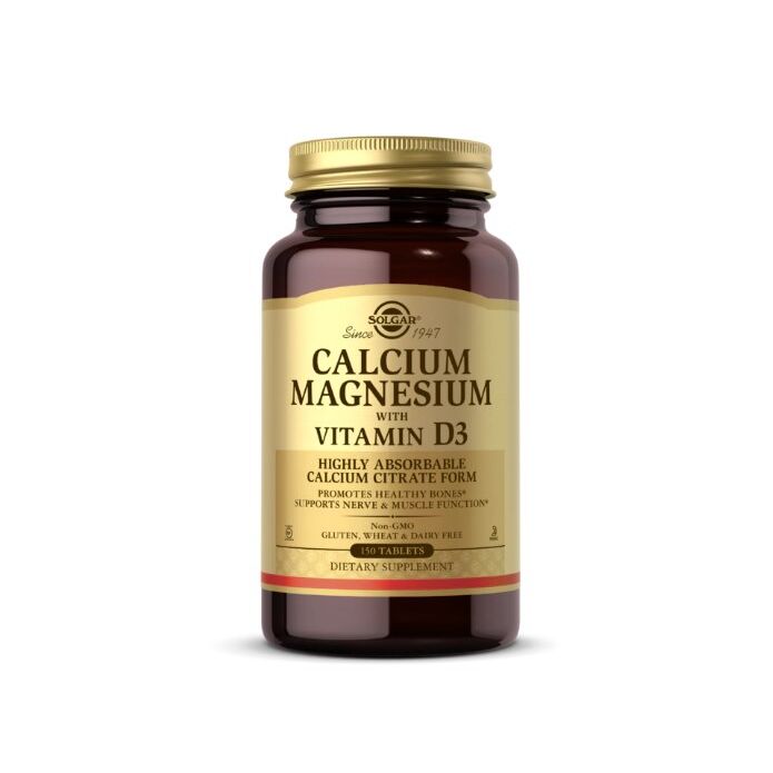 Solgar - Calcium, Magnesium med Vitamin D3 150 tabletter