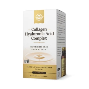 SOLGAR Complex de colagen și acid hialuronic (30 de comprimate) - Viking Supplements