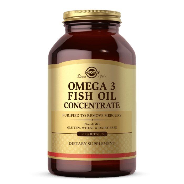 Solgar - Omega 3 Fiskeolie Koncentrat 120 kapsler