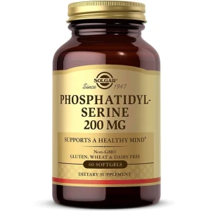 SOLGAR Fosfatidilserină 200 mg (60 capsule gelatinoase) - Viking Supplements