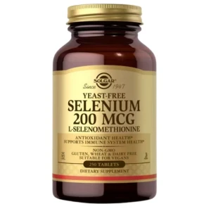 SOLGAR Seleniu fără drojdie 200 mcg (250 comprimate) - Viking Supplements