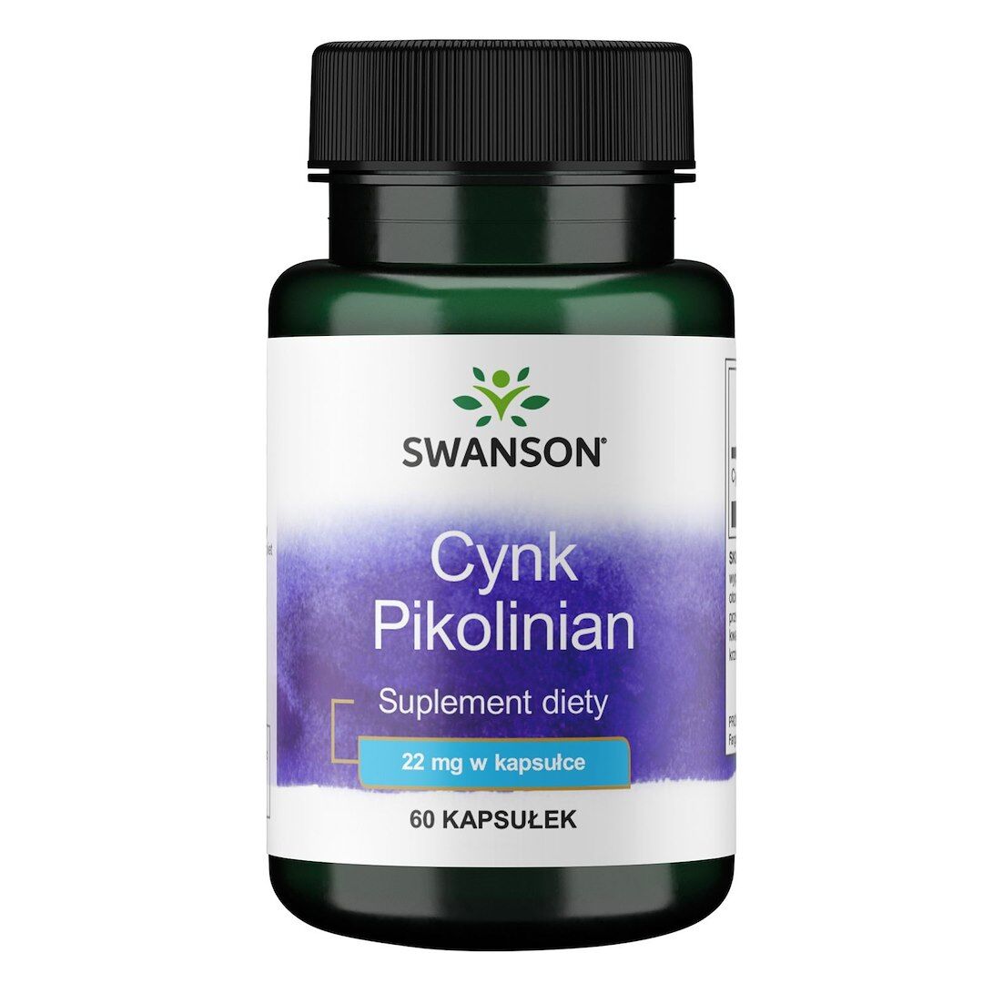 SWANSON Zink (pikolinat) 22 mg, 60 kapsler billede