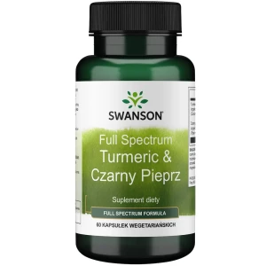 SWANSON FS Curcuma și piper negru, 60 de capsule - Viking Supplements