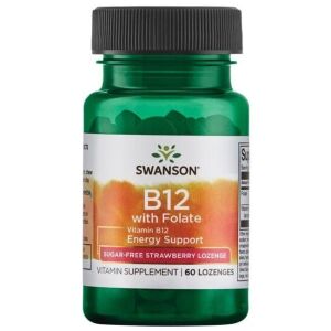 SWANSON Vitamina B-12 + acid folic 60 comprimate - Viking Supplements