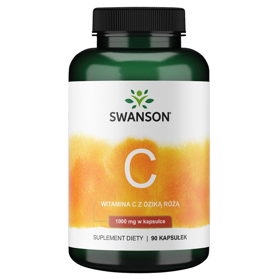 SWANSON Witamina C1000 + dzika ró¿a 90 kaps - Viking Supplements
