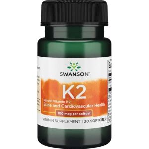 SWANSON Witamina K2 naturalna 100mcg30 kaps - Viking Supplements