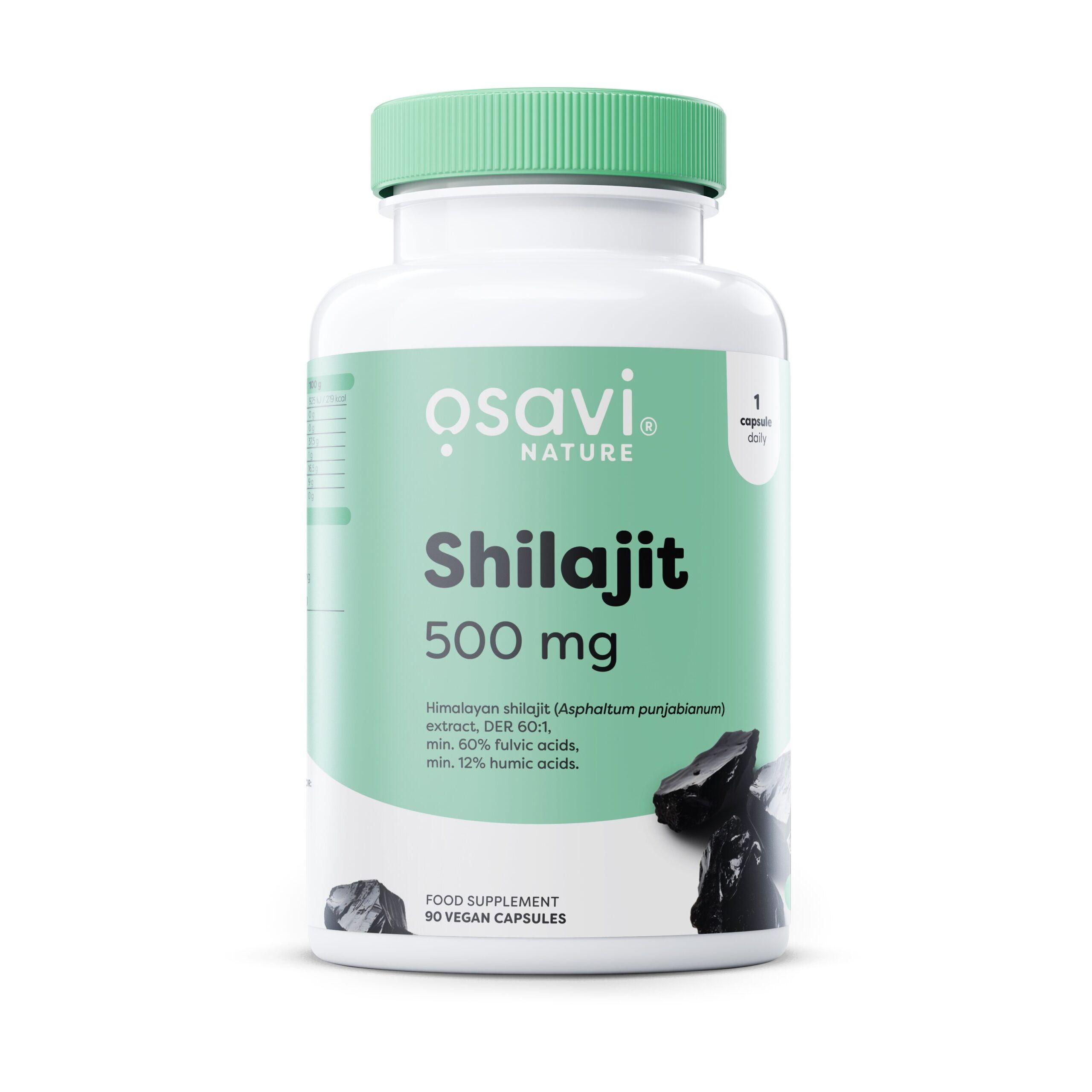 Osavi - Shilajit 500 mg, 90 veganske kapsler