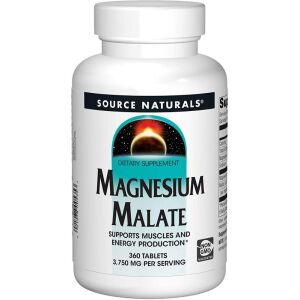 Source Naturals Magnesium Malate 1250mg 360 tablets - Nuvalia