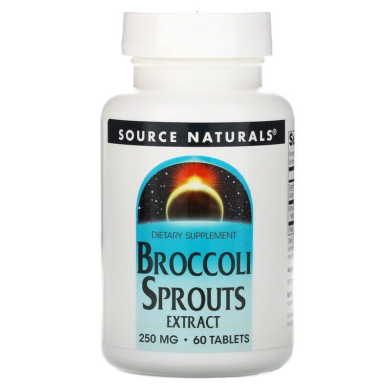 Source Naturals Broccoli Sprout Extract 250 mg 60 Tablets
